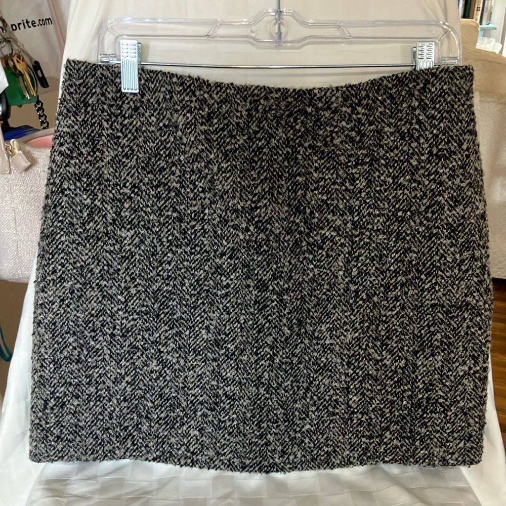 H&M Black and White Mini Pencil Skirt